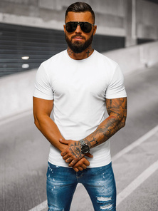 Men's T-shirt - White OZONEE NB/MT3001Z