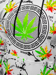 Men's Hoodie - White OZONEE O/HM650Z