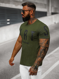 Men's T-shirt - Green OZONEE O/8T1263/29