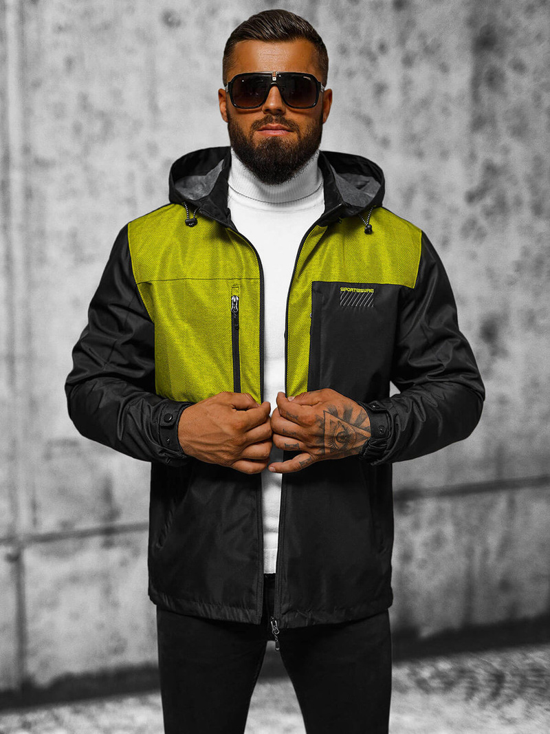 Men's Jacket - Black OZONEE JS/22M311/392