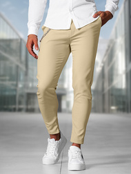 Men's Chinos - Beige OZONEE DJ/3300Z