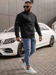 Men's Sweatshirt - Black OZONEE JS/8B1361/3