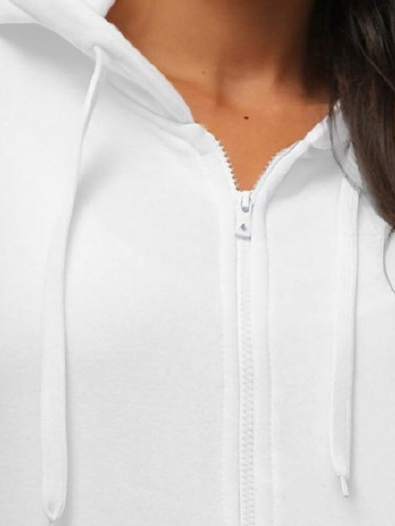 Women's Hoodie - White OZONEE JS/W03Z