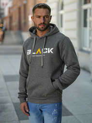 Men's Hoodie - Dark Grey OZONEE JS/8B1756/5