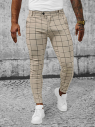 Men's Chinos - Beige OZONEE O/P4009