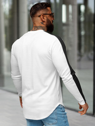 Men's Sweatshirt - White OZONEE O/D7197Z