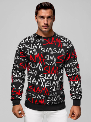 Men's Sweatshirt - Black OZONEE JS/8B1190/3