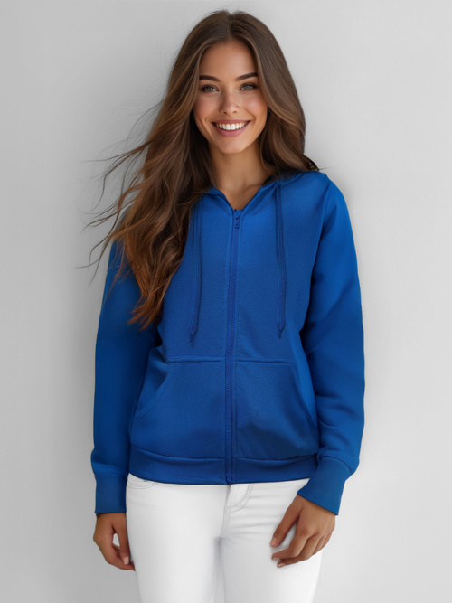 Women's Hoodie - Cornflower Blue OZONEE JS/W03/65