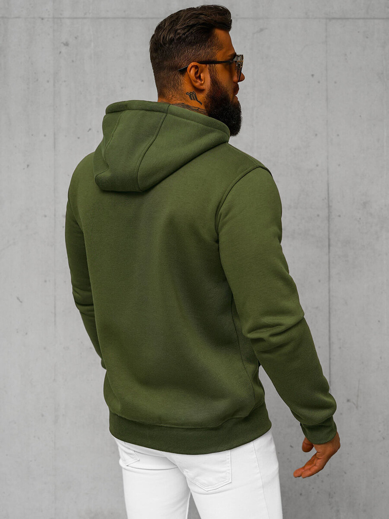 Men's Hoodie - Khaki OZONEE JS/2008Z