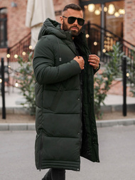 Men's winter jacket - dark green OZONEE JS/19M1290/136