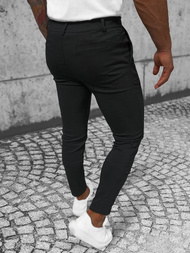 Men's Chinos - Black OZONEE O/P4049