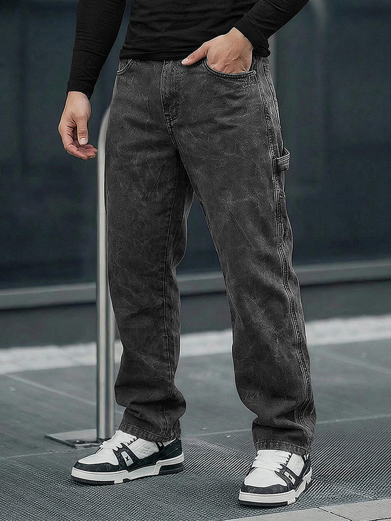 Men's Jeans - Dark Grey OZONEE O/KK2828/5Z