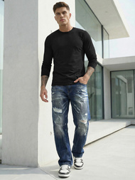 Men's Jeans - Blue OZONEE O/KK2885Z