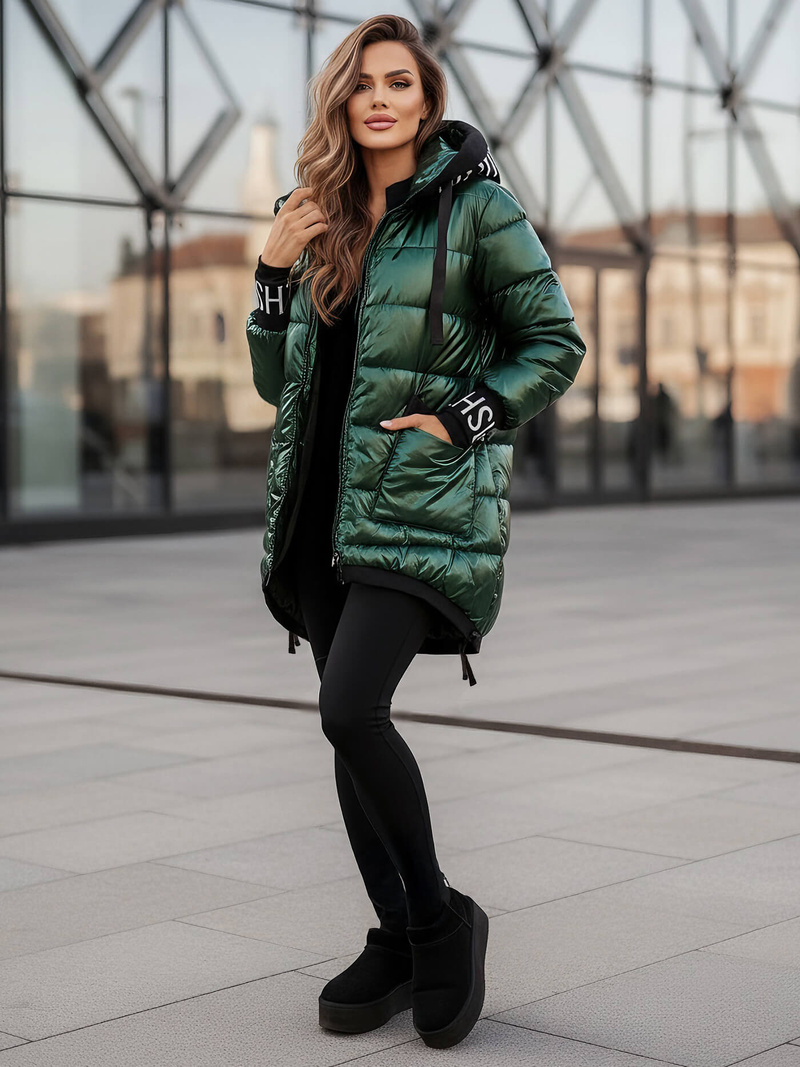 Women's Jacket - Green OZONEE JS/5M3188/238Z