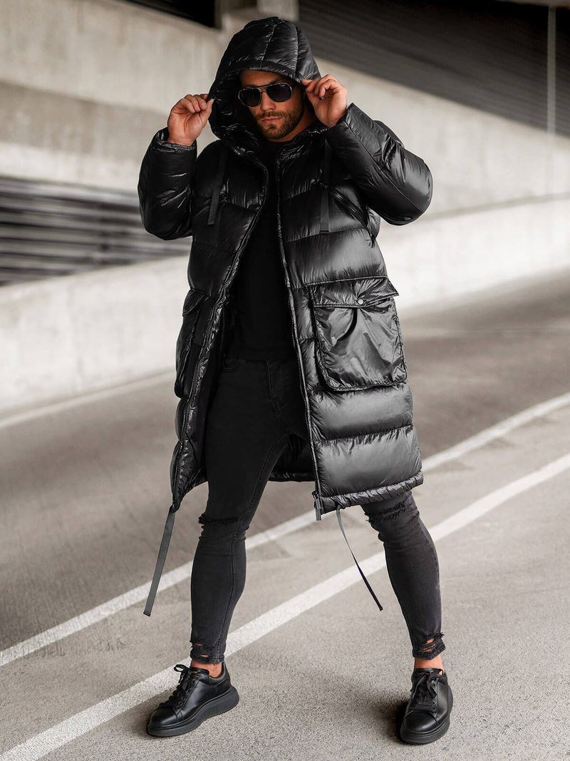 Men's Winter Jacket - Black OZONEE O/M3205Z