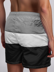 Men's shorts - gray/black OZONEE JS/17K567/8Z
