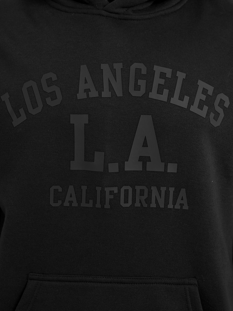 Men's Hoodie - Black OZONEE JS/8B1972/3