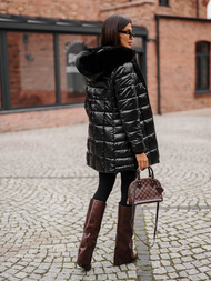 Women's Jacket - Black OZONEE JS/16M9120/392Z