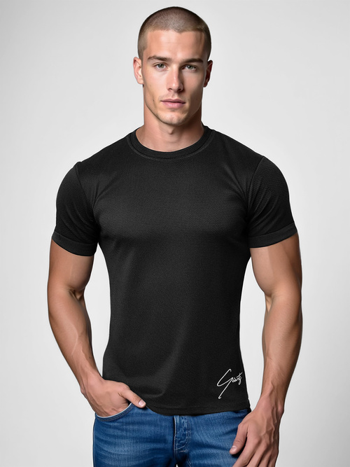 Men's T-shirt - Black OZONEE O/L1192Z