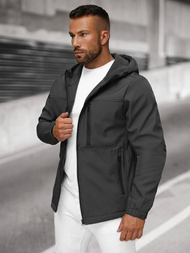 Men's Softshell Jacket - Dark Grey OZONEE JS/27B6525/5