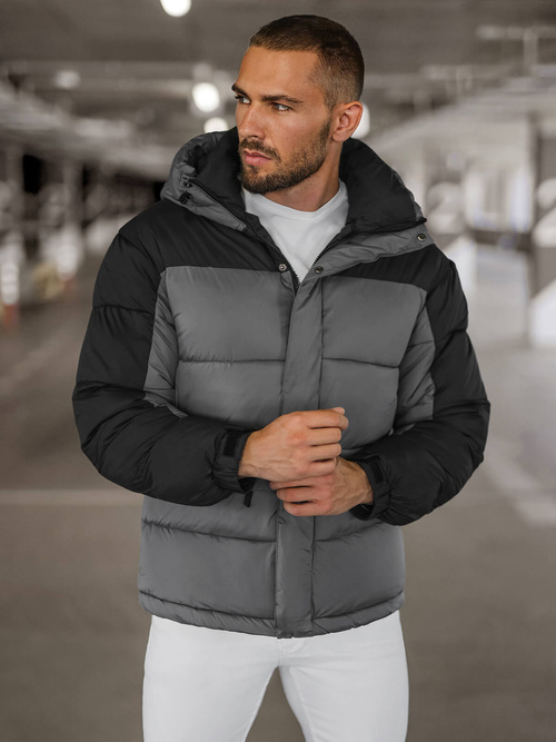 Men's Jacket - Grey OZONEE JS/31M5008Z