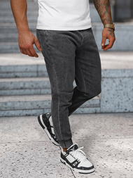 Men's jeans joggers - grafitové OZONEE NB/MP0272GS