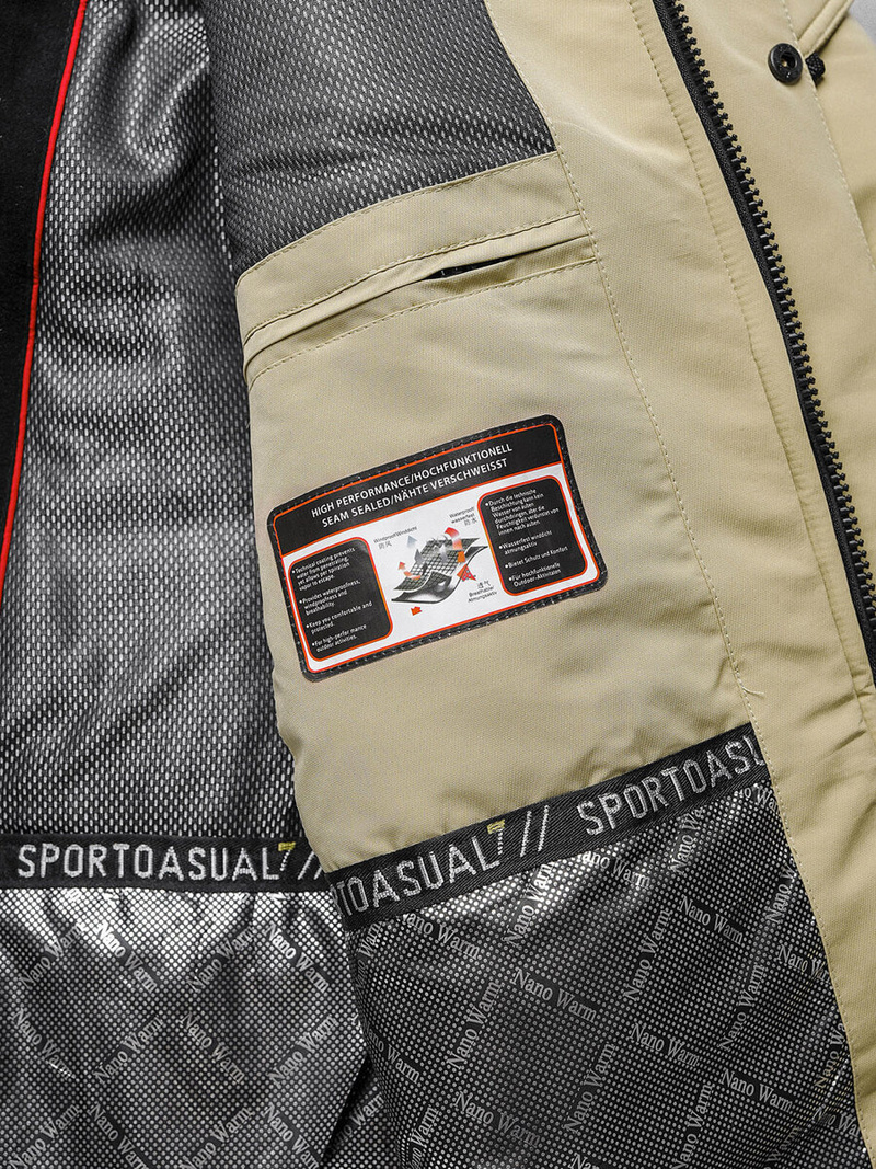 Men's Jacket - Beige OZONEE JS/22M322/62