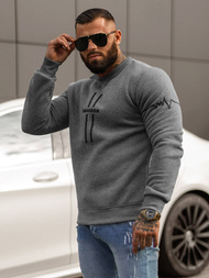Men's Sweatshirt - Dark Grey OZONEE JS/8B1358/5