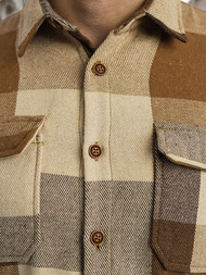 Men's Shirt - Camel OZONEE NB/MC728K