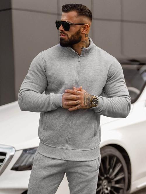Men's Tracksuit - Grey OZONEE JS/68C10385/2Z