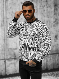 Men's Sweatshirt - White OZONEE JS/8B1131/1