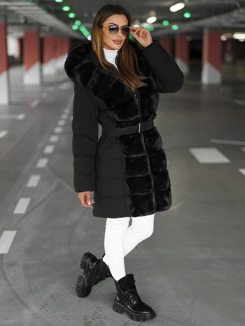 Women's Jacket - Black OZONEE JS/5M3158/392Z