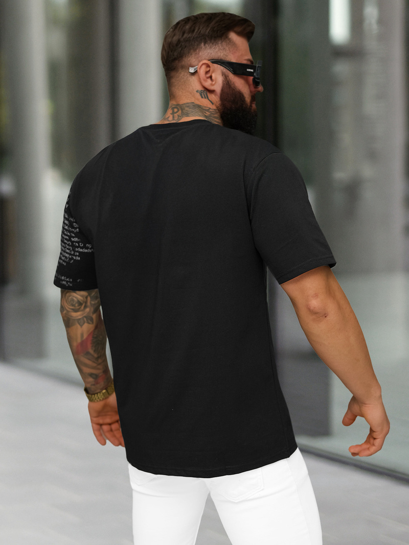 Men's T-shirt - Black OZONEE O/YN2/631