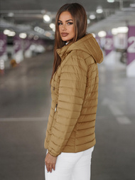 Women's Jacket - Dark Beige OZONEE JS/16M9103/84Z