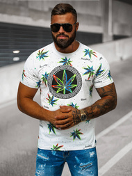 Men's T-shirt - White OZONEE O/T136/1