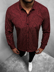 Men's Shirt Burgundy OZONEE O/3010/03