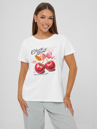 Women's T-shirt - White OZONEE JS/95T2568/1
