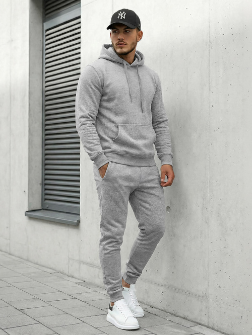Men's Tracksuit - Grey OZONEE JS/68C10381/2Z