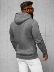 Men's Hoodie - Dark Grey OZONEE JS/2009Z