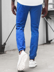 Men's Chino Joggers - Cobalt OZONEE JB/JP1145/6