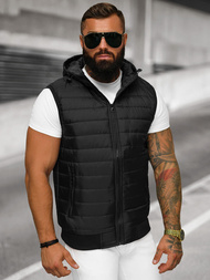 Men's Gilet - Black OZONEE JS/MY88Z