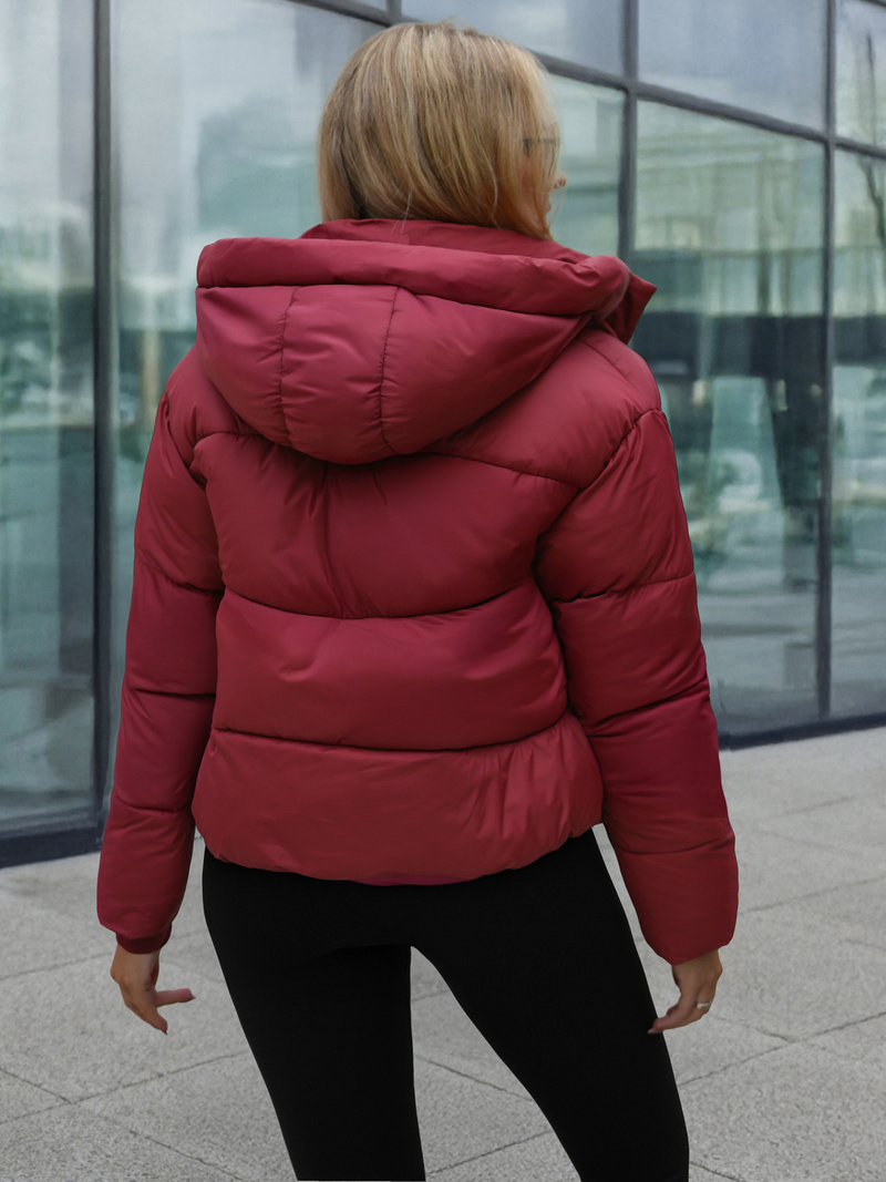 Women's Jacket - Burgundy OZONEE JS/16M9188/06Z