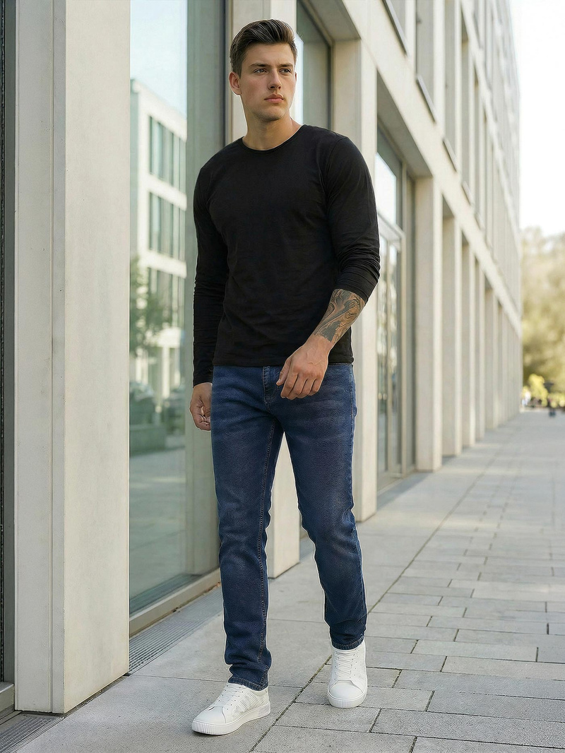 Men's Jeans - Dark Blue OZONEE DO/4048/2Z