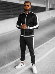Men's Tracksuit - Black OZONEE JS/8C99/3Z