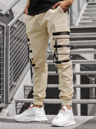 Men's Joggers - Beige OZONEE G/11146