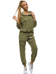 Two-piece tracksuit set Khaki OZONEE MACH/9003