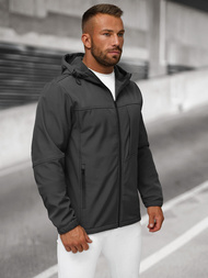 Men's Softshell Jacket - Dark Grey OZONEE JS/27B6523/5