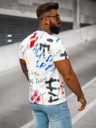 Men's T-shirt - White OZONEE JS/8T1211/1