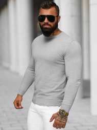 Men's Jumper - Grey OZONEE NB/MMB602/2Z