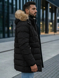 Men's Jacket - Black OZONEE JS/5M3122/392Z